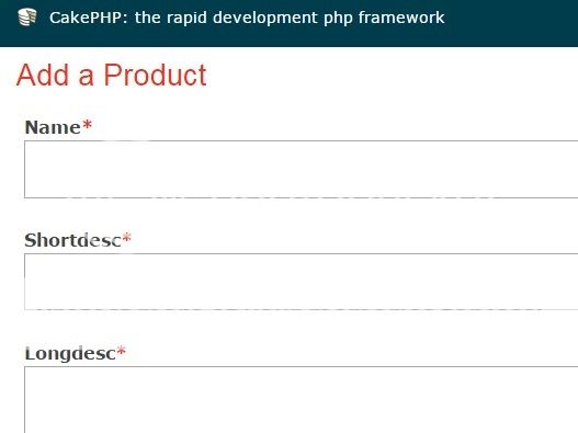 Cakephp form validation - Xử lý validation trên form