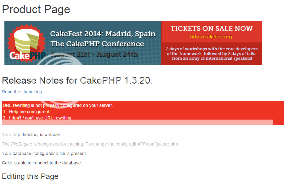 Cakephp layout